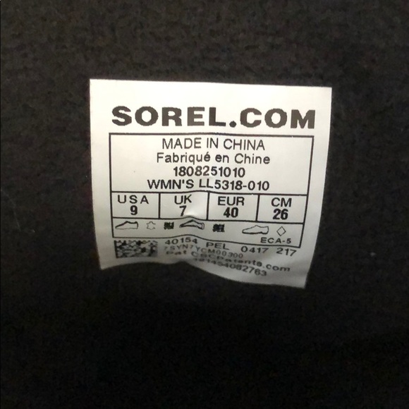 Sorel Slimpack II Lace Black, Quarry Boots - Picture 4 of 5